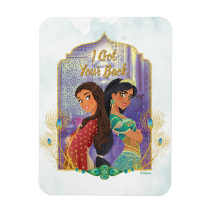 Aladdin Dalia And Jasmine Magnet