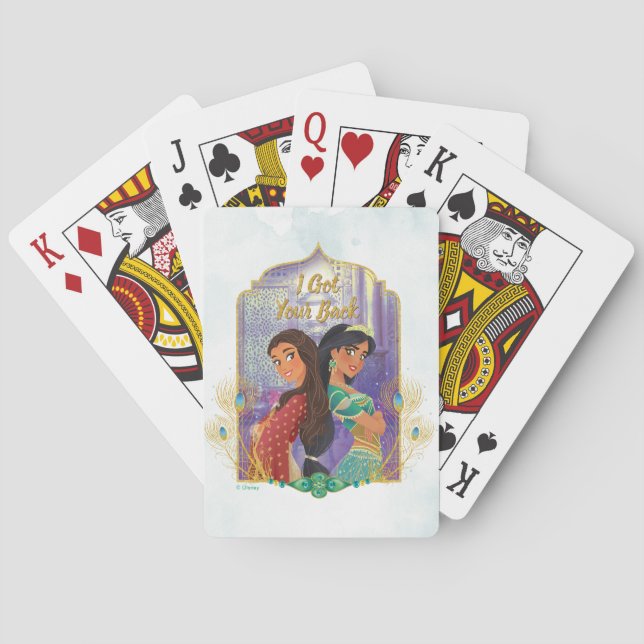 Aladdin | Dalia And Jasmine Playing Cards (Back)
