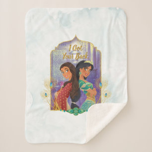Aladdin Dalia And Jasmine Sherpa Blanket