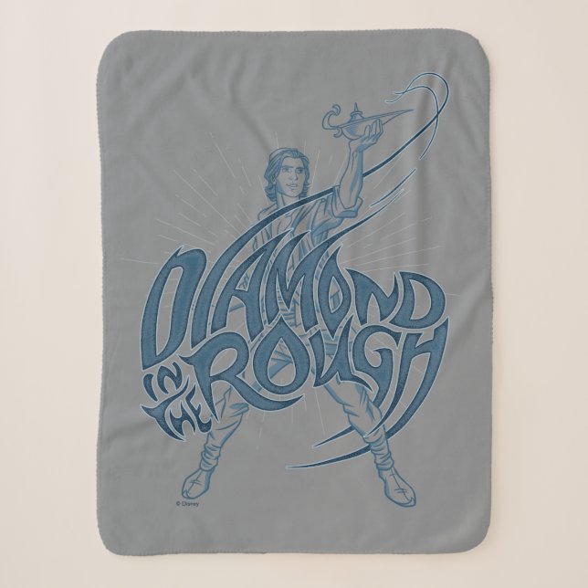 Aladdin | Diamond In The Rough Sherpa Blanket (Front)