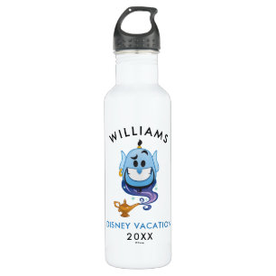 Aladdin Emoji   Genie - Family Vacation & Year 710 Ml Water Bottle