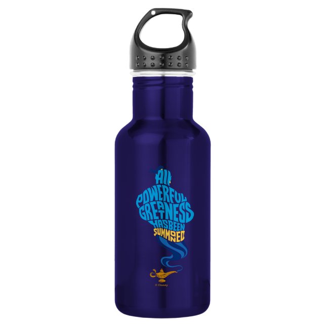 Aladdin | Genie - All Powerful Greatness 532 Ml Water Bottle (Front)