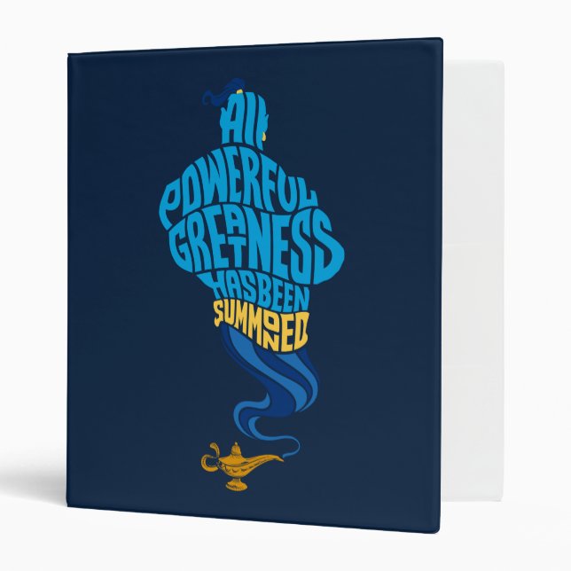 Aladdin | Genie - All Powerful Greatness Binder (Front/Inside)
