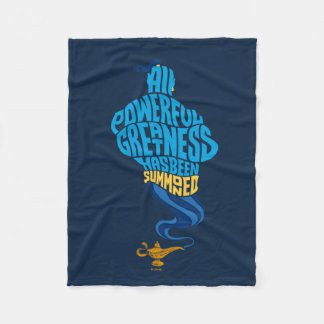Aladdin | Genie - All Powerful Greatness Fleece Blanket
