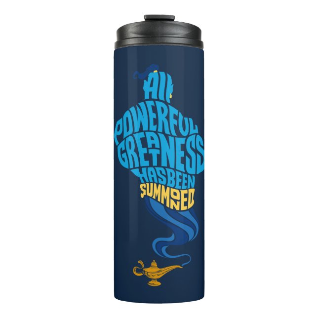 Aladdin | Genie - All Powerful Greatness Thermal Tumbler (Front)