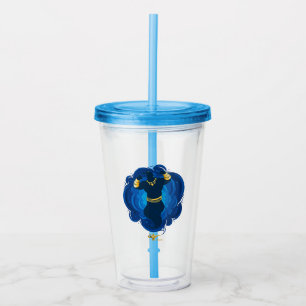 Aladdin Genie Emerging From Lamp Acrylic Tumbler