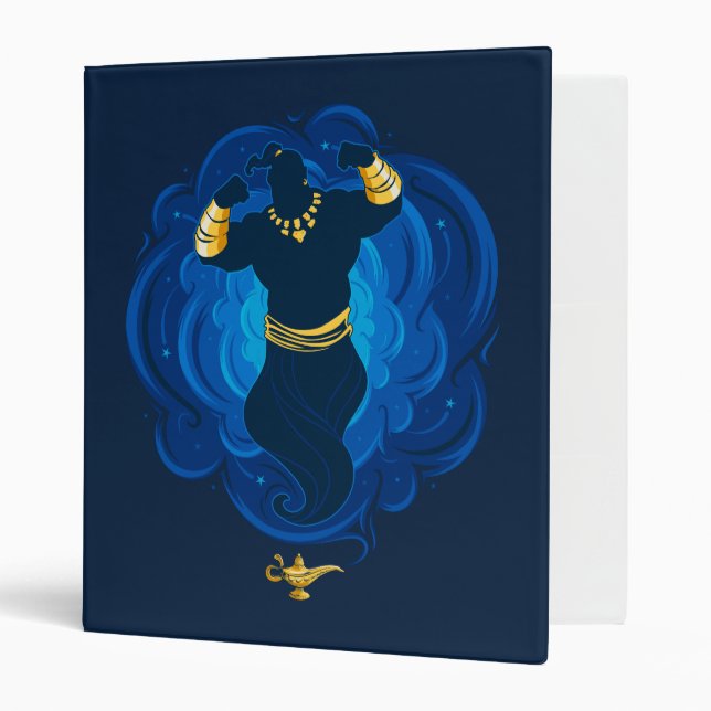 Aladdin | Genie Emerging From Lamp Binder (Front/Inside)