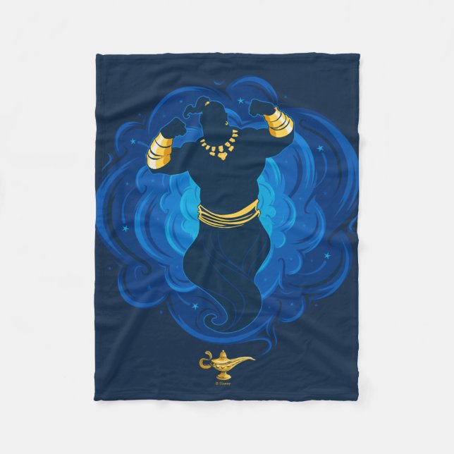 Aladdin | Genie Emerging From Lamp Fleece Blanket (Front)