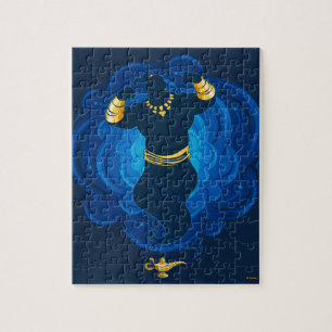 Aladdin Genie Emerging From Lamp Jigsaw Puzzle