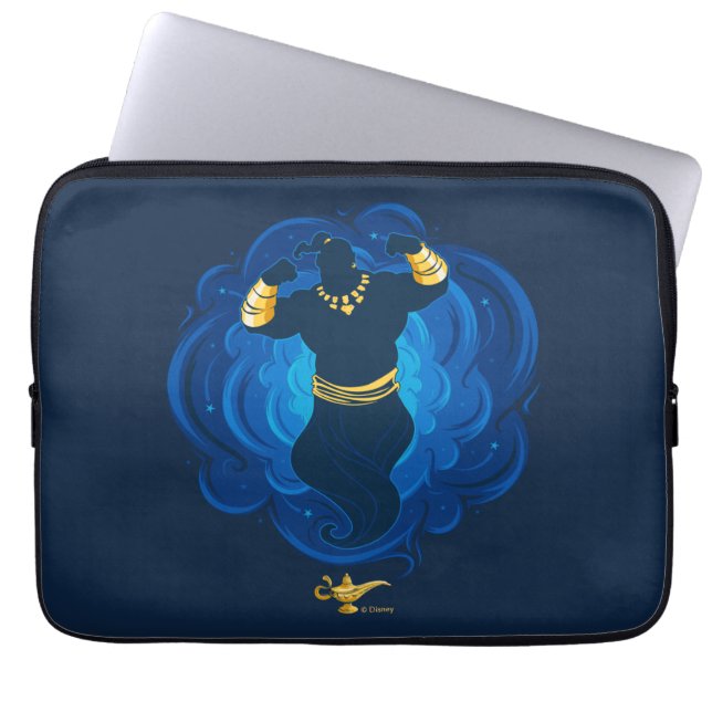 Aladdin | Genie Emerging From Lamp Laptop Sleeve (Front)