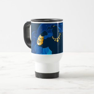 Aladdin   Genie Emerging From Lamp Travel Mug