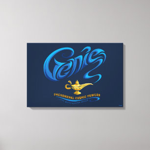 Aladdin   Genie… Itty-Bitty Living Space Canvas Print