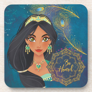 Aladdin   Jasmine "Be Heard" Coaster