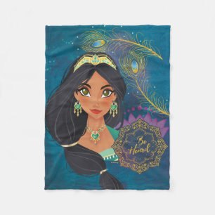Aladdin   Jasmine "Be Heard" Fleece Blanket