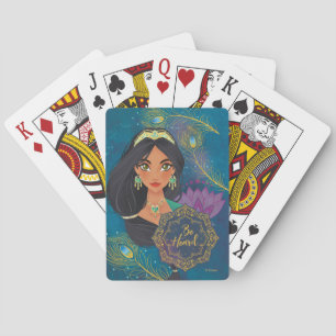 Aladdin   Jasmine "Be Heard" Playing Cards