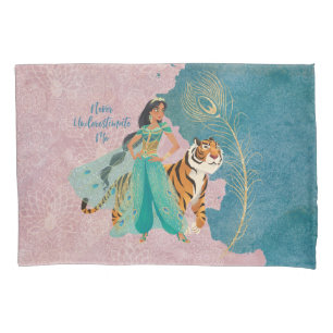 Aladdin   Jasmine & Raja "Never Underestimate Me" Pillowcase