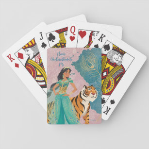 Aladdin   Jasmine & Raja "Never Underestimate Me" Playing Cards