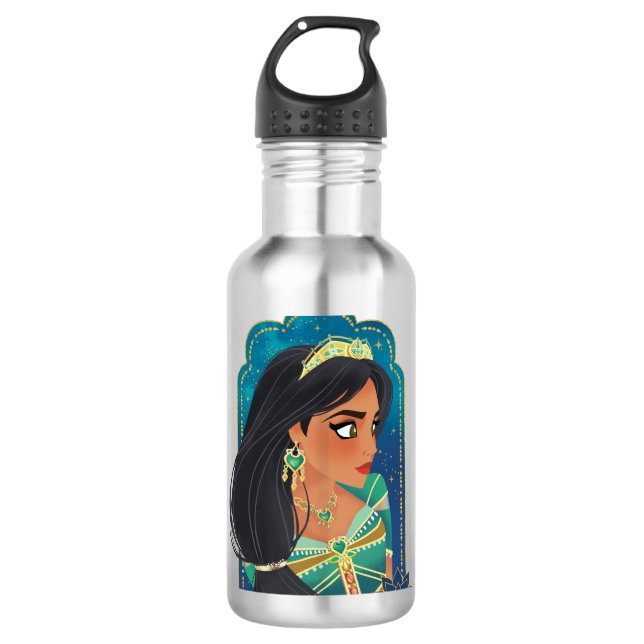 Aladdin | Jasmine Side Profile Graphic 710 Ml Water Bottle (Front)