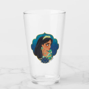 Aladdin   Jasmine Side Profile Graphic Glass