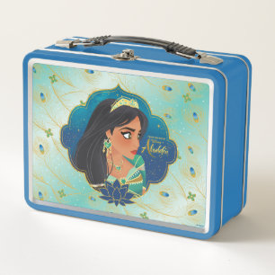 Aladdin   Jasmine Side Profile Graphic Metal Lunch Box