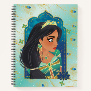 Aladdin   Jasmine Side Profile Graphic Notebook