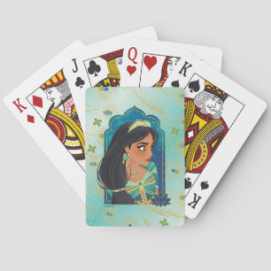 Aladdin   Jasmine Side Profile Graphic Playing Cards
