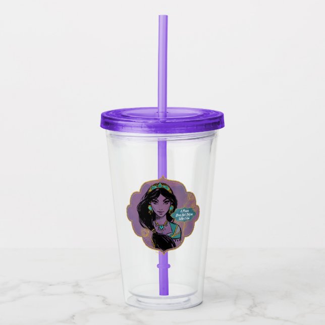 Aladdin | Jasmine "Who I Am" Acrylic Tumbler (Front)