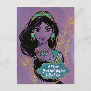 Aladdin   Jasmine "Who I Am" Postcard