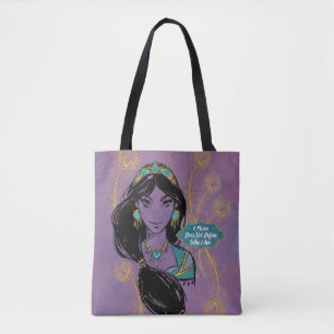 Aladdin   Jasmine "Who I Am" Tote Bag