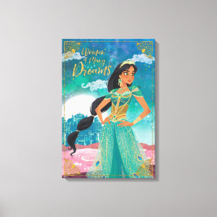Aladdin   Jasmine "Woman of Many Dreams" Canvas Print