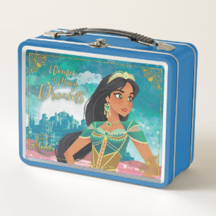 Aladdin Jasmine "Woman of Many Dreams" Metal Lunch Box