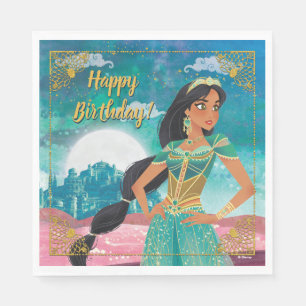 Aladdin   Jasmine "Woman of Many Dreams" Napkin