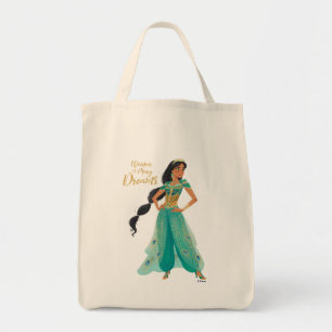 Aladdin   Jasmine "Woman of Many Dreams" Tote Bag
