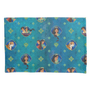 Aladdin   Jewelled Character Art Pattern Pillowcase