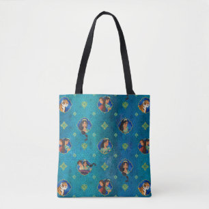 Aladdin Jewelled Character Art Pattern Tote Bag