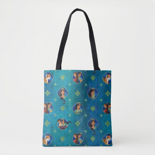 Aladdin | Jewelled Character Art Pattern Tote Bag (Front)