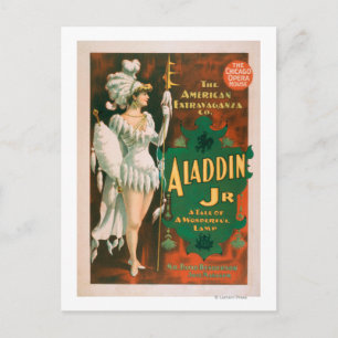 Aladdin Jr. Tale of a Wonderful Lamp Theatre 2 Postcard