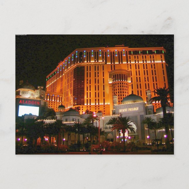 Aladdin Las Vegas Postcards (Front)