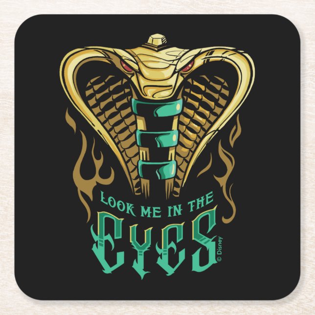 Aladdin | Look Me In The Eyes Square Paper Coaster (Front)