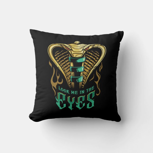 Aladdin | Look Me In The Eyes Throw Pillow (Front)