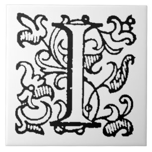 Aladdin O'Brien Capital Letter I Tile