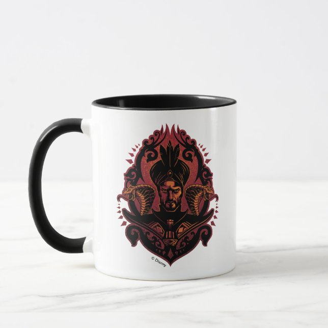 Aladdin | Ornate Jafar & Cobras Graphic Mug (Left)