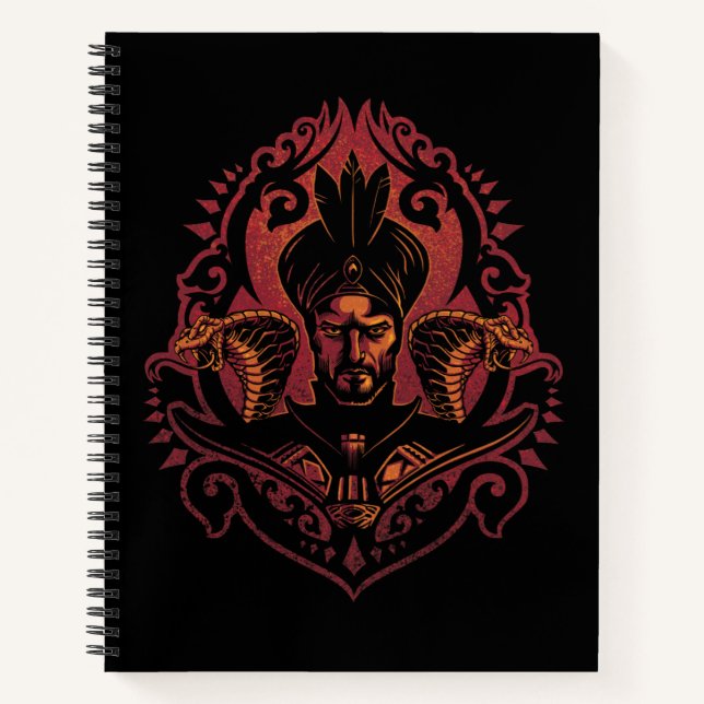 Aladdin | Ornate Jafar & Cobras Graphic Notebook (Front)