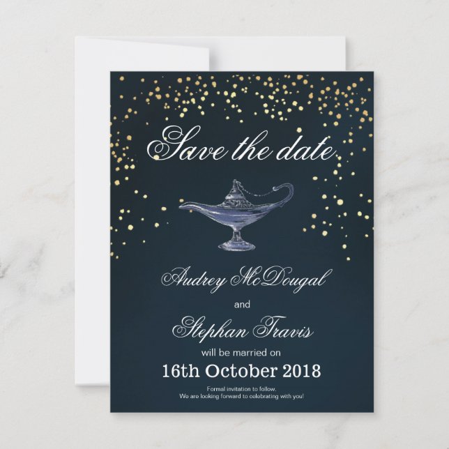 ALADDIN SAVE THE DATE CARD (Front)