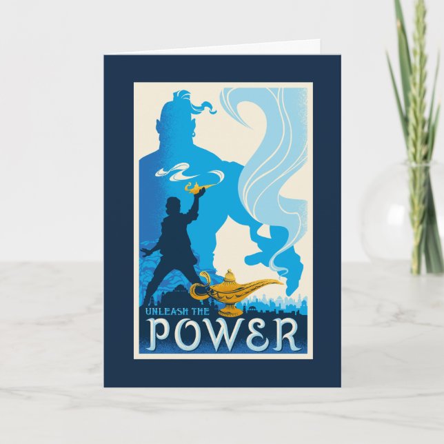 Aladdin | Unleash The Power Card (Front)