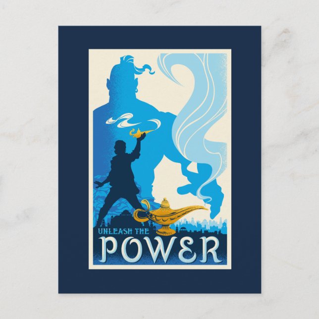 Aladdin | Unleash The Power Postcard (Front)