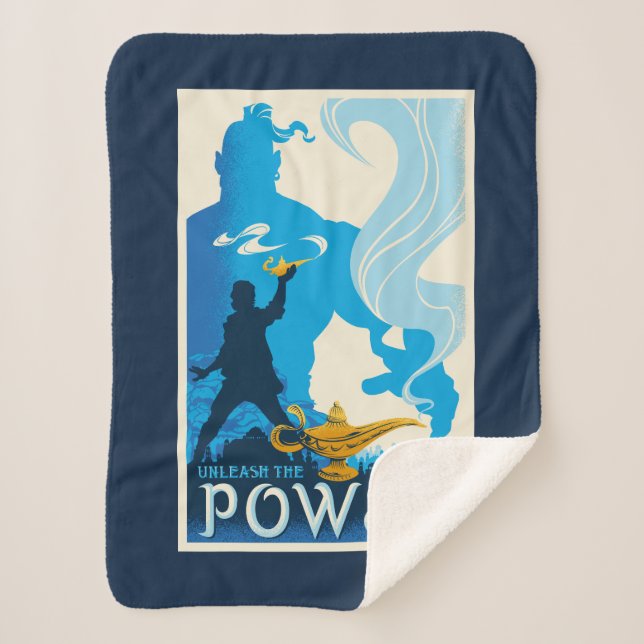 Aladdin | Unleash The Power Sherpa Blanket (Front)