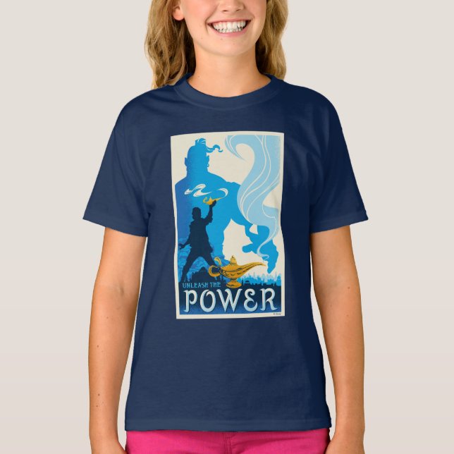 Aladdin | Unleash The Power T-Shirt (Front)