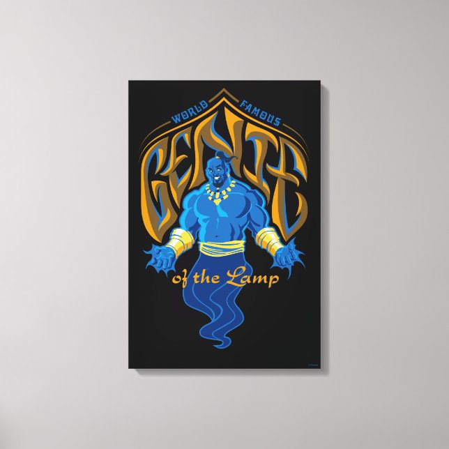 Aladdin | World Famous Genie of the Lamp Canvas Print (Front)