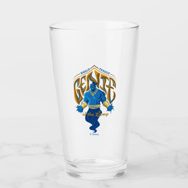 Aladdin | World Famous Genie of the Lamp Glass (Front)